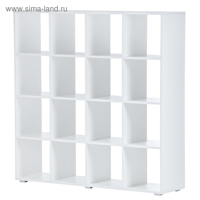 Стеллаж кубический «Клик Мебель. Инмарк», 1400×356×1410 мм, цвет белый