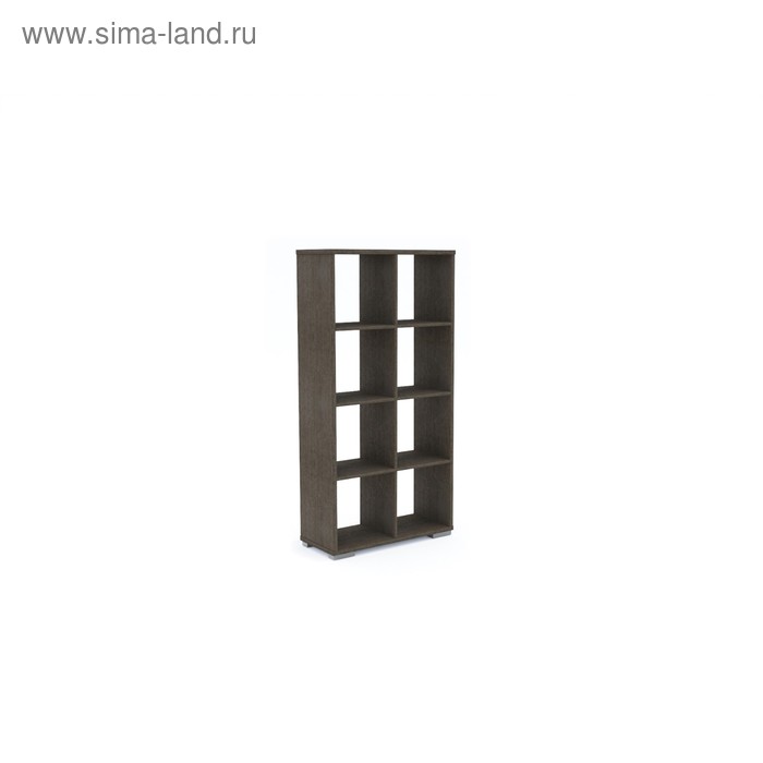 Стеллаж кубический «Стильный», 720×300×1430 мм, цвет венге тёмный