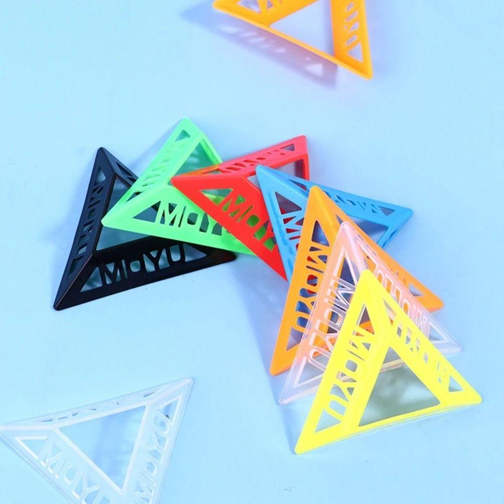 Многоцветный пластиковый кубический кронштейн, пластиковый кубический держатель, детские игрушки оранжевый